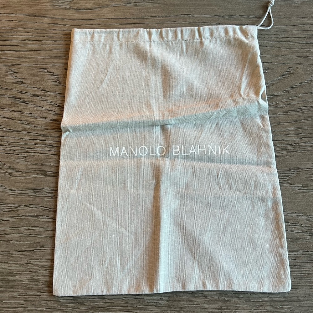 Manolo Blahnik Gray Dust Bag